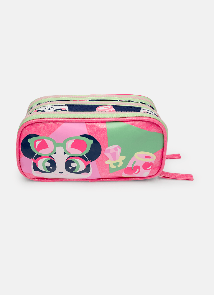 Estojo Pequeno Triplo Panda Miami