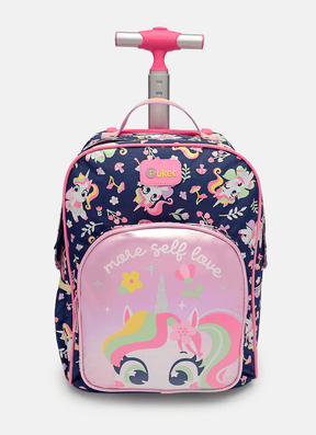 Mochila com Rodinha Menina Unicórnio